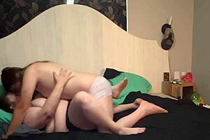 horny twins kiss deepthroat and swallow massive cum load