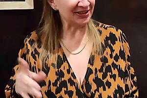 the cougar strips and rides dildo turning vampire seductress