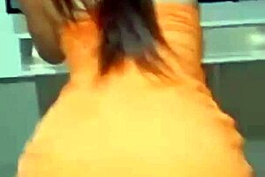 first night with hot milf roommate turns into wet creampie cowgirl ride