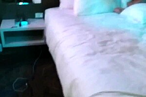 Smashes amateur hoe doggystyle bent over in garage