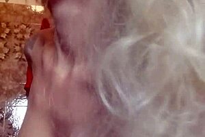 What if she rips clothes teasing her wet thong, begging cum all over?