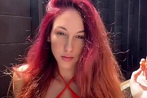 Italian Big Tits Milf Artemisia Smokes Seductively Outdoors