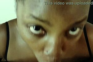 my slutty stepmom teaches me pro dick sucking with dirty talk n sloppy cum swallow on huge cock!!