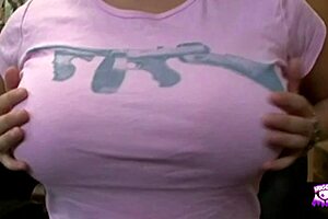 sony sage's fake big tits get tittyfucked hard by michael stefano!