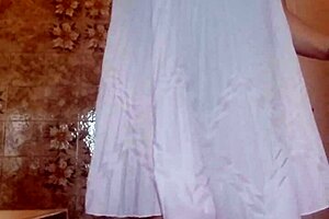 What if she rips clothes teasing her wet thong, begging cum all over?