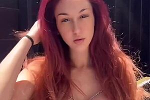 italian milf artemisia love smokes hot in outdoor solo fetish tease