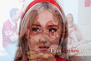 Family Football Ritual Goes Wild with Eva Nyx Charlie Forde Luck Fuck!