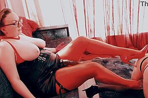 will this sub survive milf mistress pegging deepthroat humiliation session