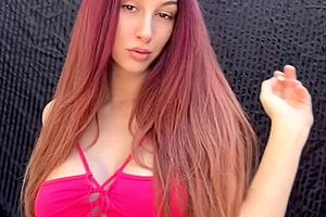 artemisia love, puff that cigarette while flashing juicy tits outdoors?