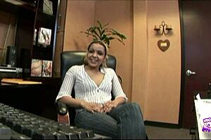 mercedes santos begs for cumshots right in her eyes from michael stefano?
