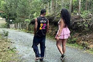 touched colombian milf country ass now deepthroating bbc outdoors 😏🍆
