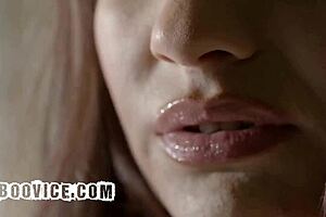 blindfolded redhead milf fucked doggystyle by stepbro