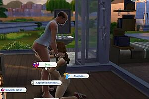 sims 4 stranger bible reading parody