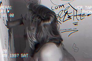 STEPMOMMY SUCKS GLORYHOLE COCK WHILE VOYEUR TAPES EVERY SLURPY MOMENT