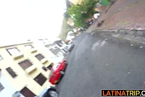 STREET PICKUP COLOMBIAN MILF BENT OVER HARD FUCKED!