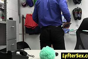 Sofi Ryan seduces officer Wrex in wild office escape