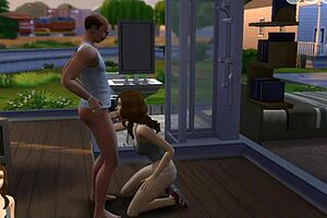 sims 4 stranger bible reading parody