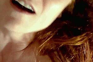 wanna see this horny buttplug milf flash her huge tits and dripping wet pussy for voyeur?