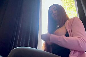 artemisia love plays sexy solo with juicy big tits long hair