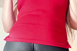 😈 esposa puta en leggings masturba cuckold swinger colombian big ass juicy pussy 💦