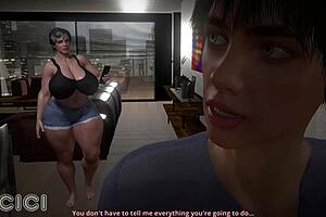 fitness wife rides spy cam in 3d hentai