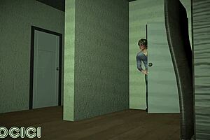 fitness wife rides spy cam in 3d hentai