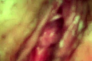 Stepsister's Big Natural Tits Drip as She Cums on Webcam