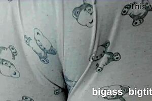 hey, rubbing my pussy through these cozy pajamas feels so good...