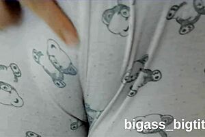 hey, rubbing my pussy through these cozy pajamas feels so good...