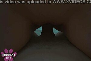 stepmom catches stepdad creampie stepdaughter amber kawaii shared bed fuck