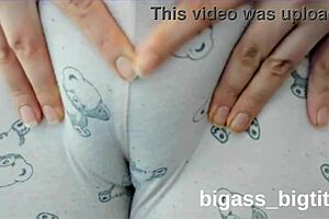 check out this camel toe bulging while i masturbate in pajamas