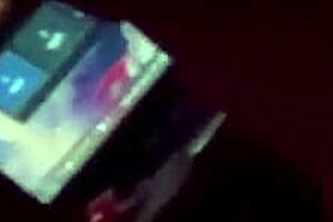 Real couple shares intimate red light passion bed