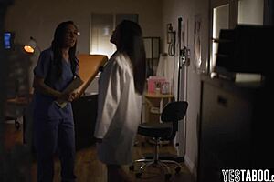 Will Latina Doctor Save Nurse's Job with Pussy?