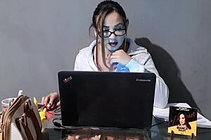 latina milf anal assfucking blowjob office interview cumshot