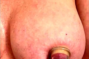 German milf pumps pierced puffy nipples sucks massive boobs