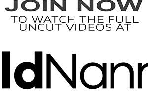 oldnanny curvy bbw seduces guy with teasing foreplay on leather couch