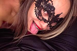 Obsessed Stepsister Gets Facial From Stepbrother