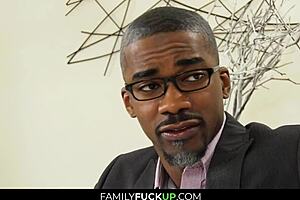 Disobedient stepdaughter banged by black step dad nelly kent