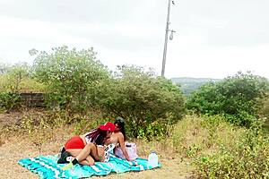 Lesbian Camping Trip With Busty Stepmother And Curvy Stepdaughter