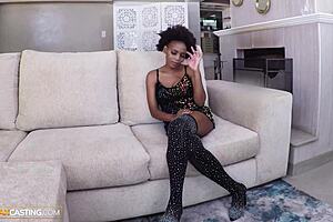 i kept this ebony milf moaning through interview?