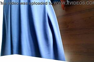 Curvy Mature Woman Changes In Mall Fitting Room