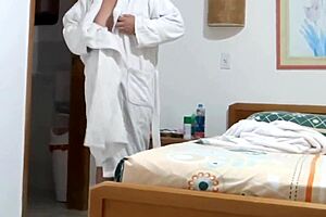 Stepmother Lets Me Caress Her Pussy