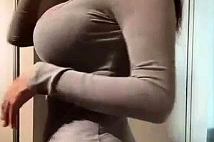 My Stepmother Teases Me With Her Milky Tits
