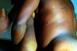 sexyriita gives best brazilian ebony standing sex