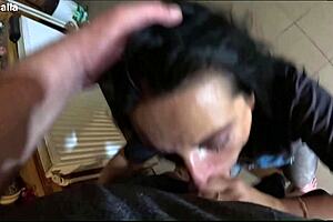 Tight Jeans Dance Slut Gagging Facefuck And Cum On My Tangas