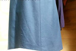 Curvy Mature Woman Changes In Mall Fitting Room