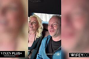 wifey blonde milf gets creampied in epic dp gangbang