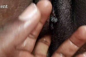 Oiled up perfect pussy gets intense close up pussy fucking