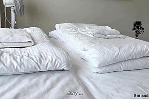Stepmom has no other option but to share a bed with her stepson