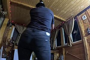Tight Jeans Dance Slut Gagging Facefuck